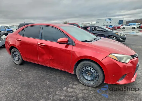 2014 Toyota Corolla L from USA, damaged, VIN 5YFBURHE3EP176149